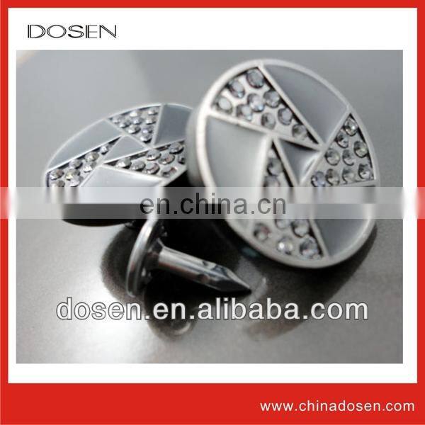 High quality gold tone tiger shape garment accessory metal jeans button for clothing