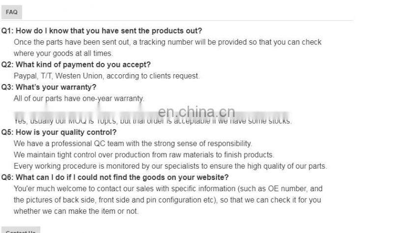 Camara De Respaldo Car Parking Sensor 00520591890 Original PDC Parking Radar Sensor For Dodge