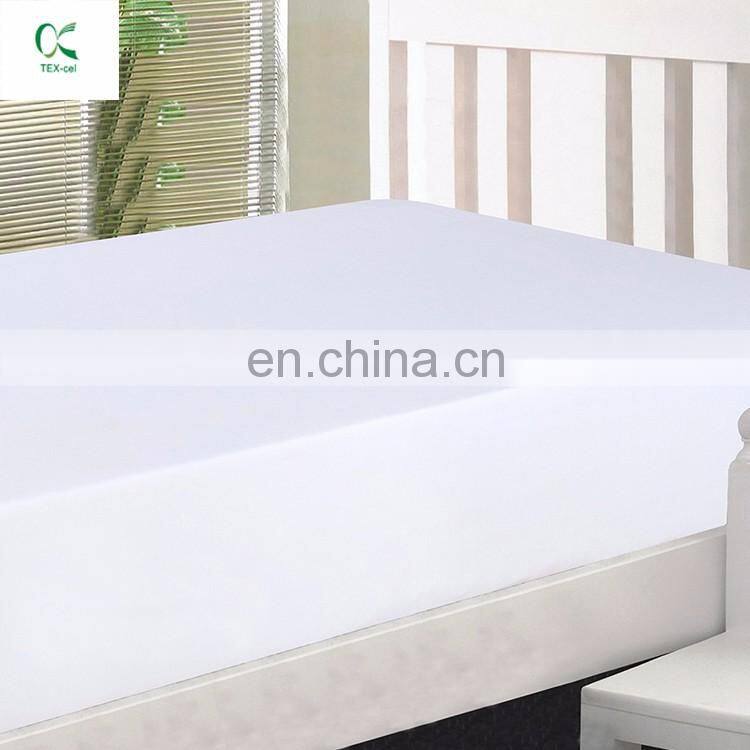 Waterproof Quilted Cheap Polyester Fitted Mattress Pad