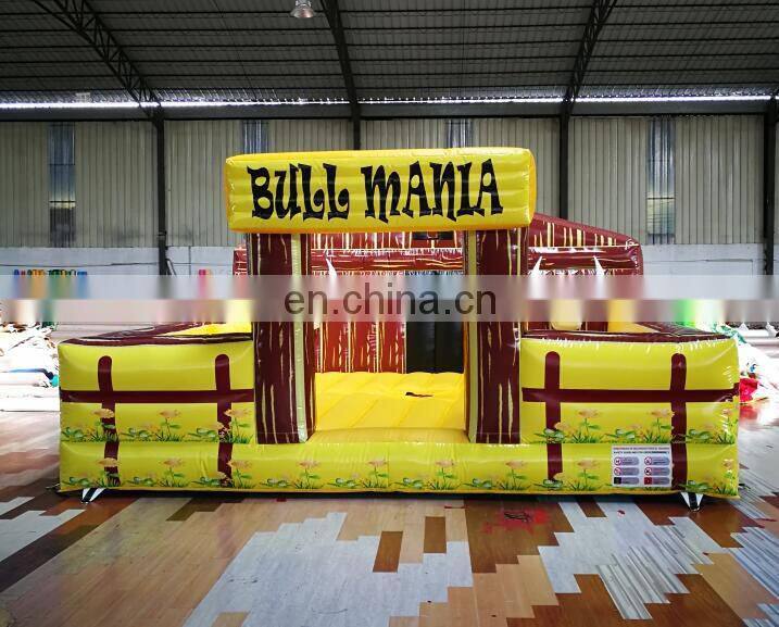Original Factory Supply CE Certified Kids Inflatable Mechanical Bull Ride Game