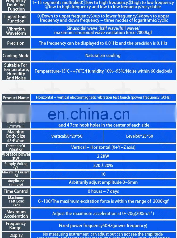 Durable High Frequency Vibration Table