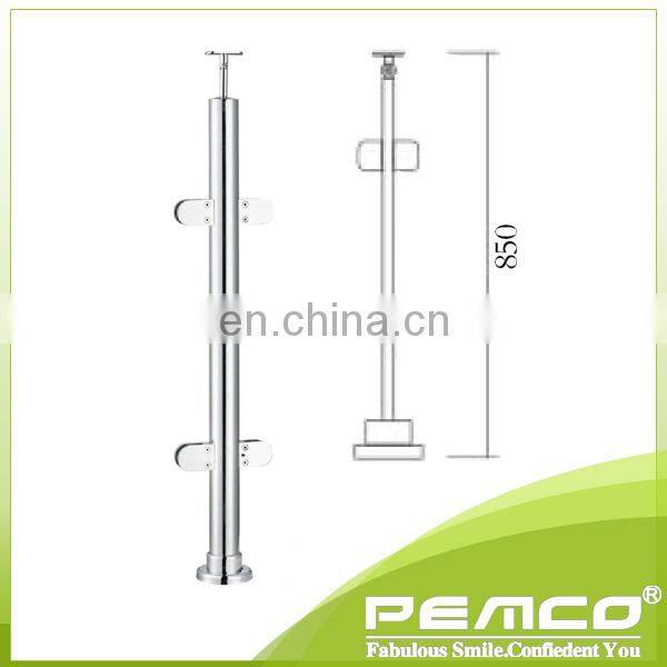 100% Raw Material mold stainless steel baluster stairs glass