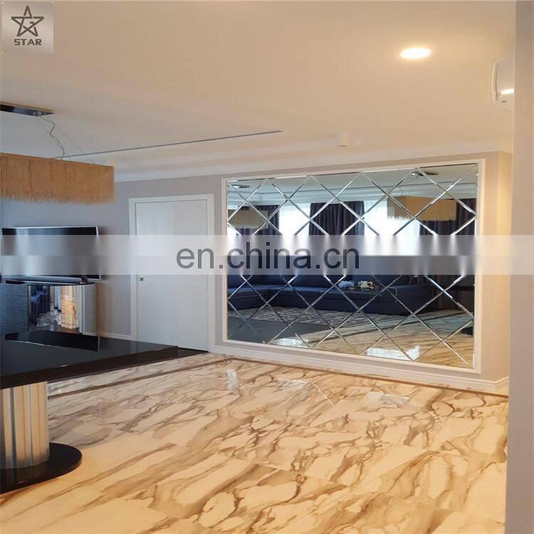 1mm-3mm big size clear sheet glass mirror used for cutting small pocket mirror