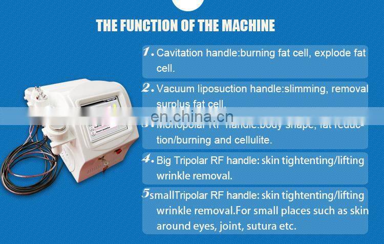 New Vacuum Slimming Fat Rf Liposlim Cavitation Machine