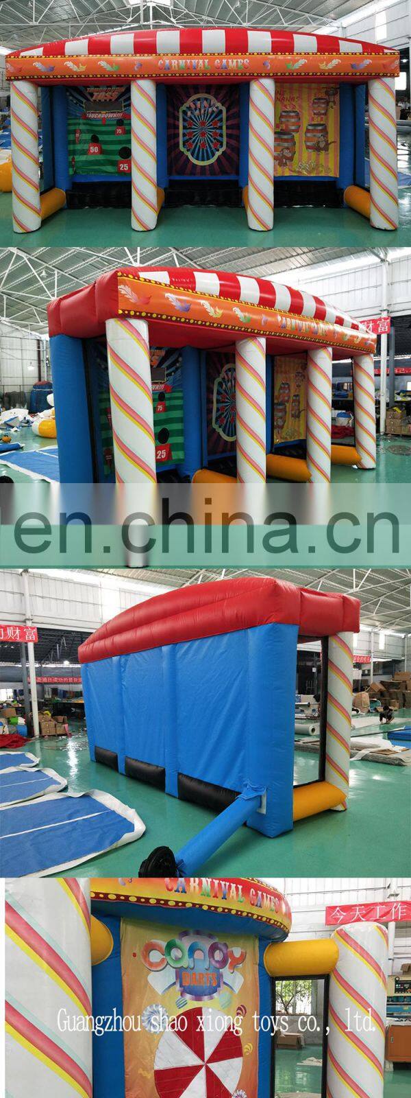 Carnival Game 4 In 1 Inflatable Sport Game For Big Event Fair Exhibition Inflatable Sport Game Inflatable Toss