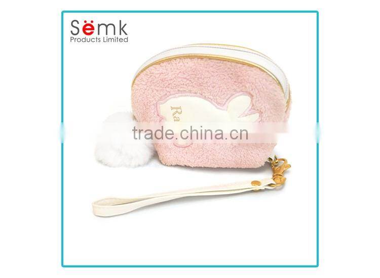 Semk factory wholesale directly rose red lady custom small mini cosmetic bag