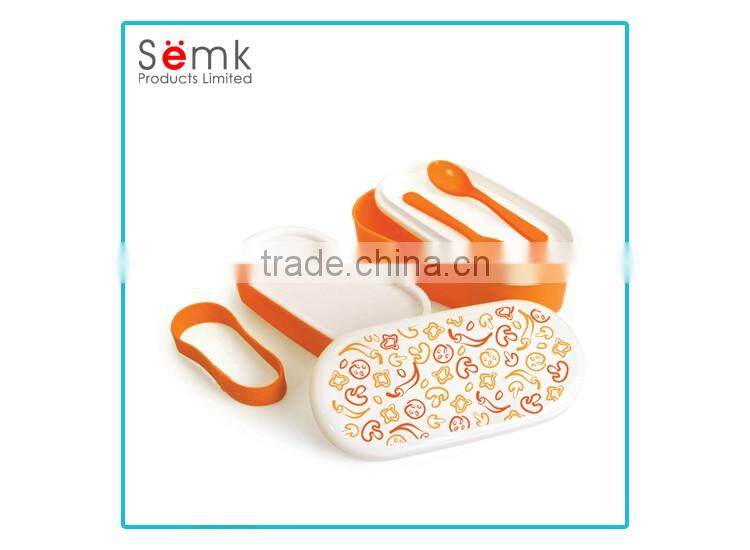 Portable lunch box mini custom lunch box multi-layer pp lunch box