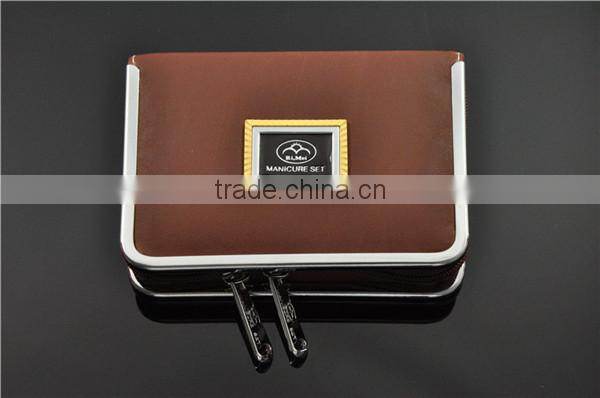 luxury promotional leather boxed gift set with pedicure set