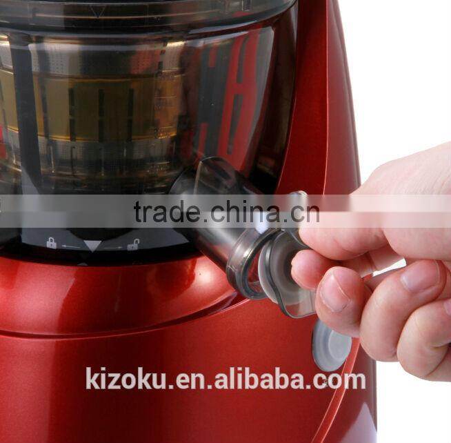 Whole Big Mouth Fruit and Smooth drinks masticating slow juicer