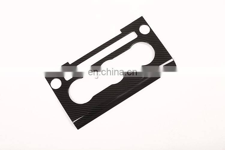 Center Console Air Condition Panel Frame Cover Trim For Land Rover Range Rover Sport RR Sport Carbon Fiber Style ABS Plastic