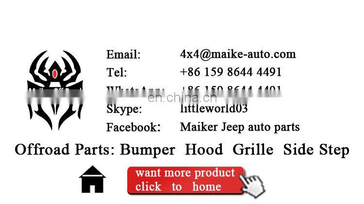 5pcs Aluminium Handle  for Jeep wrangler JK accessaries 2007+ 4 Doors Black/Sliver from Maiker offroad