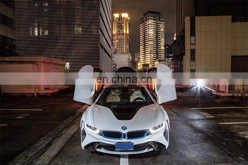 Runde Perfect Fitment Kit For I8 Modified Energy Carbon Fiber Wide Body Front Bumper Rear Lip Throwing Wide Wheel Eyebrow Spoiler