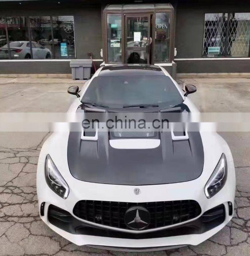 Runde Carbon Fiber Or Resin Material For Mercedes-Benz AMG GT GTC GTS IMP-Performance Style Hood Engine Bonnet Hood Cover