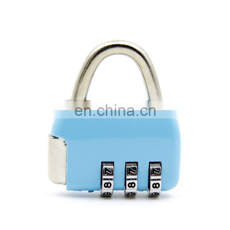 Small size 3 Digital Security luggage password locks Anti-Rust zinc alloy Combination code Lock