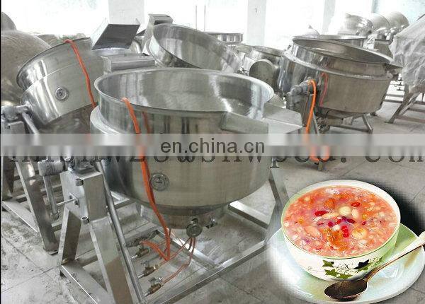 Tiltable with stirring electric jacket cooking pot 1000L jacket kettle