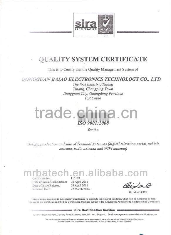 Digital car tv antenna windscreen antenna Adhesive mount