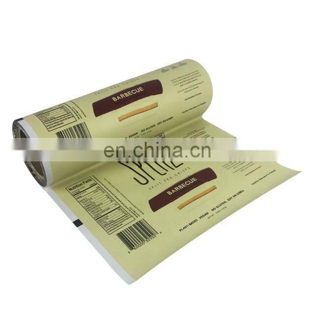 customized printed film roll material crisp potato chips pouch aluminum foil bags for chips