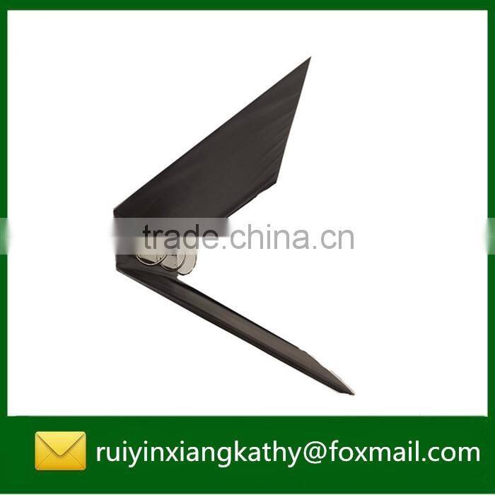 PP material hard cover name card 2 ring binder with name card