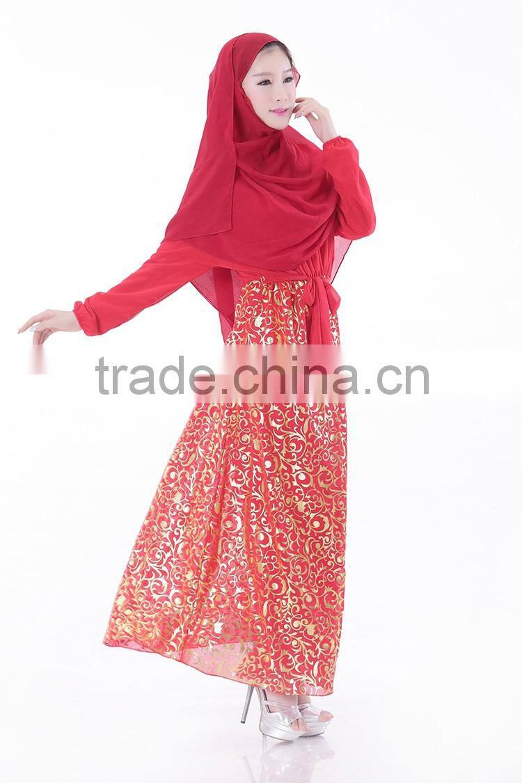 Spring Fashion Dress Long Sleeve Casual Dress Sex Maxi Dress