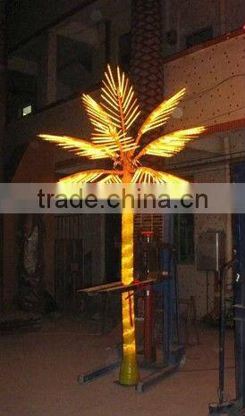 2014outdoor&indoor artificial coconut led tree light/artificial LED coconut tree light- LED tree branch light