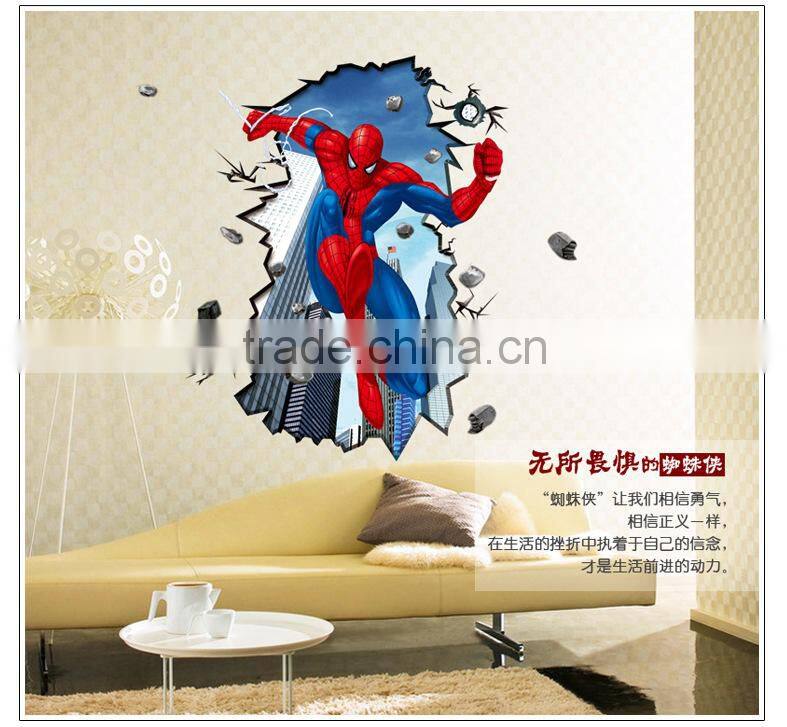3D spider man wall sticker