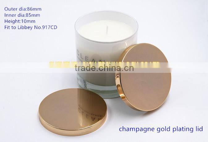 86mm Black nickle plating candle lid