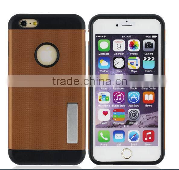 2015 China Factory Newest Colorful Tough Slim Armor Case Shockproof for IPhone6 5.5 case sustainable metal Cover back case