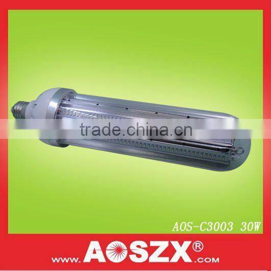 Patented product fr AOSZX 3000lm Replace CFL in Garden Park ROAD Post Lamp e27 SMD 3014 30W 12vdc led corn light