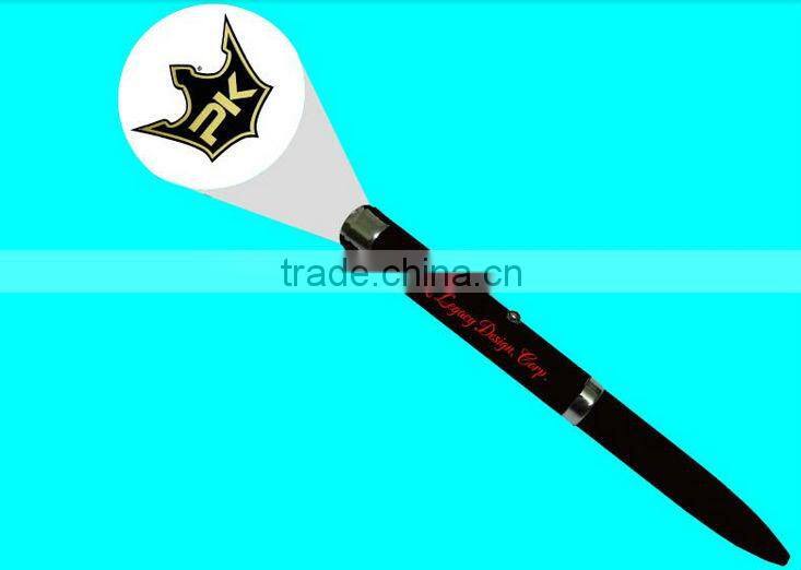promotional gifts led projector pen,custom logo projector ballpen,led metal projector pen for 2016 promotional item