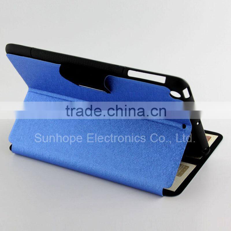 With card slot blinking silk print design cellphone case over sets for Apple for ipad mini 1 2 3