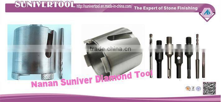 diamond core drill bit for drilling stone