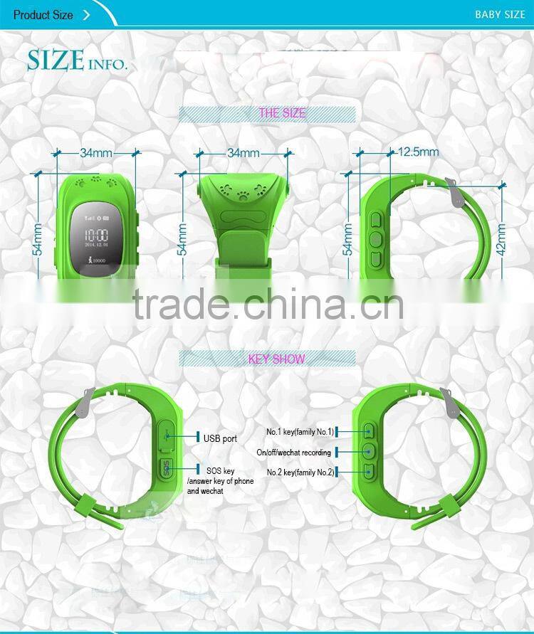 Children wristwatch,Children GPS Tracker Smart Watches Q50 For Satellite monitoring Double Locate Remote Monitor SOS