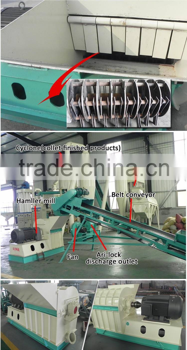 Fashionable best selling low wood crusher