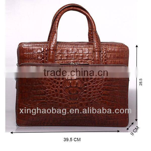 2014 high quality fashion design of leather briefcase and business bag Leather Briefcase