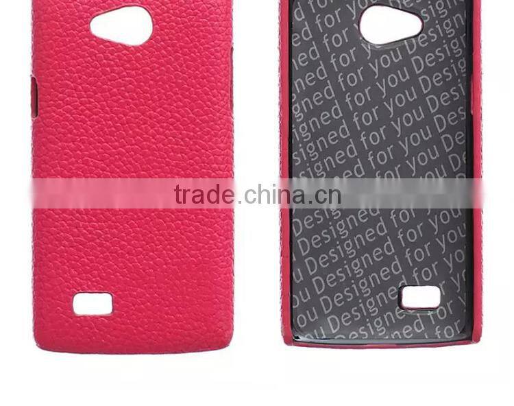 Best-selling In Amazon Mobile Phones Packaging For Cellphone Cover For LG Joy H220 Genuine Leather Brown Phone Case Diary Case