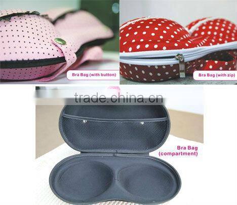 Canvas elegance EVA bra case