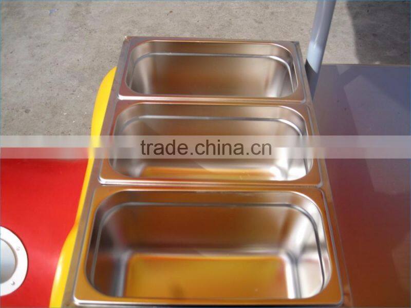 Portable food selling use mobile kitchen cart/truck