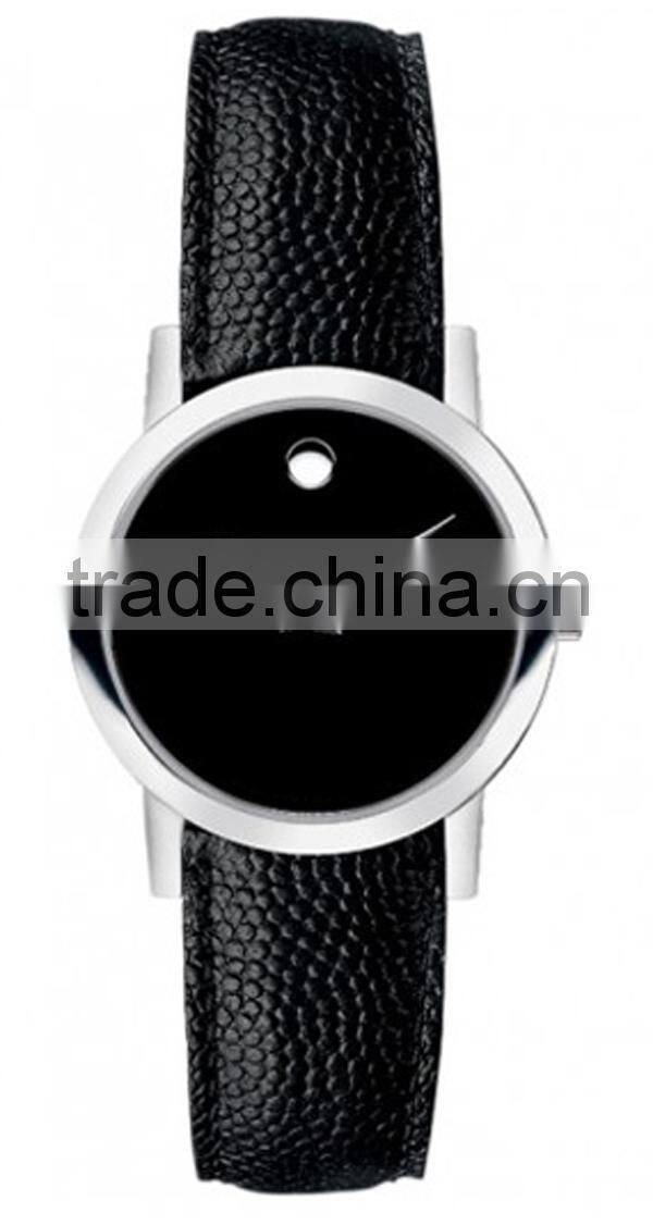the unique black leather women watches