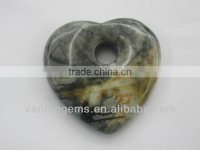 Wholesale Hematite heart shape pendant