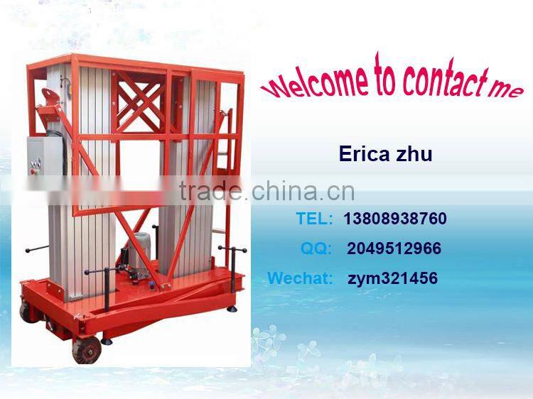 double aluminum electric platform lift electric motorcycle lift table