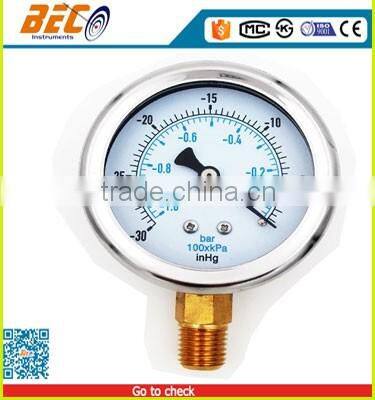 small vacuum piezometer,car autometer fuel pressure gauge