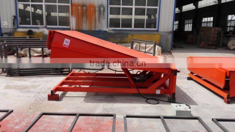 stationary heavy duty garage forklift dock leveler