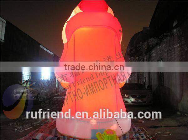 2015 best selling LED Christmas inflatable decorations inflatable Santa Claus