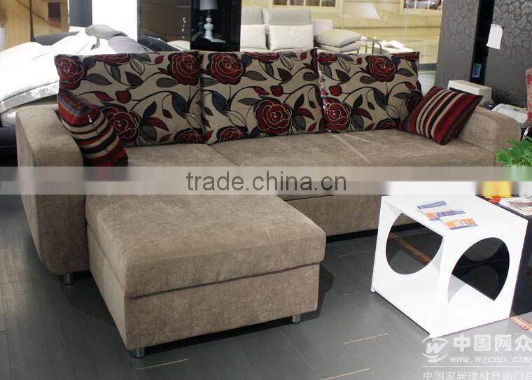 S1989 storage foldable sofa bedroom space saving furniture
