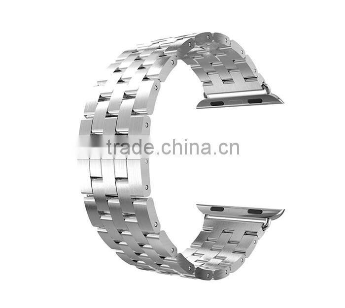 Fashion Strap For Apple Watchband Stainless Steel Bracelet