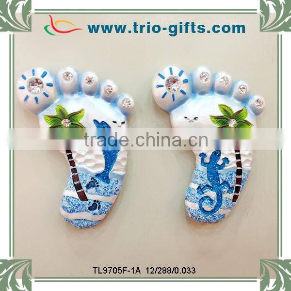 2015 custom arts crafts of pearlized resin magnet