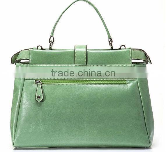 2016 plain matt leather european style ladies fashion handbags hand bags