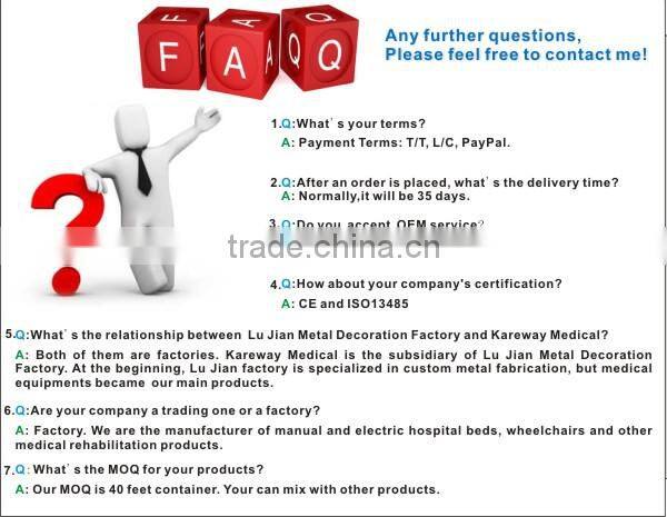 LOOK,CE ISO!Hot sale Manual hospital emergency patient bed