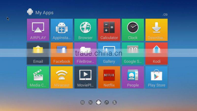 New M8 Android Smart TV Box M8S Amlogic S812 Chip AP6330 4K 2G/8G XBMC Dual band wifi Full HD Android 4.4 Media Player M8 TV Box