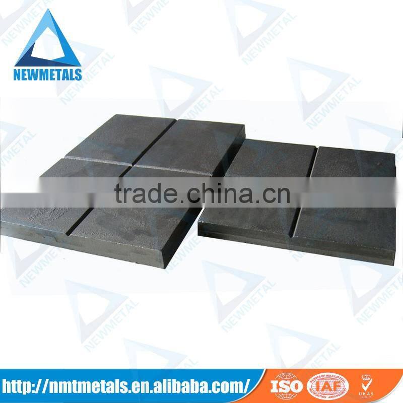 Hardfacing bimetal high chromium tungsten steel backing laminated wear plate/ tungsten wear plate